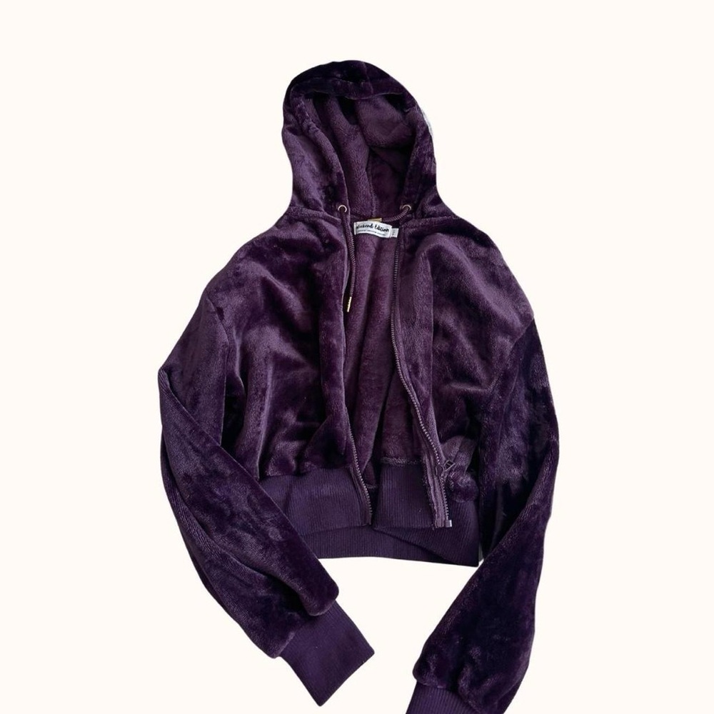 Y2K velvet hoodie